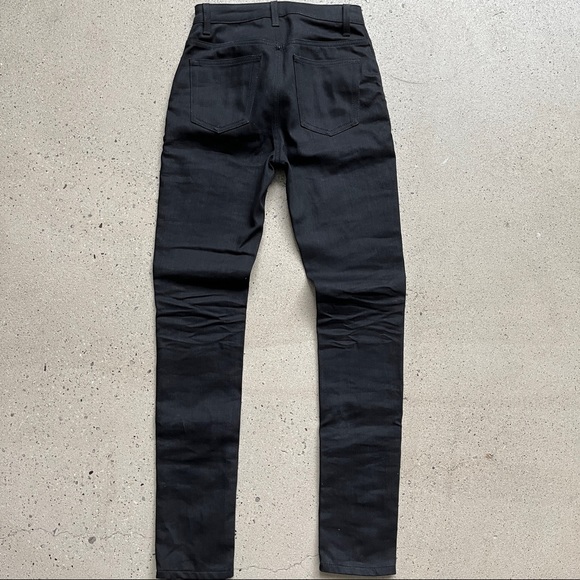 NWT Saint Laurent High Rise Skinny Jeans in Black - Picture 6 of 13